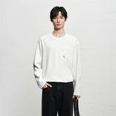Men's Basic Cotton Long-Sleeve T-Shirt